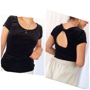 Wet Seal Soft Velvet Top